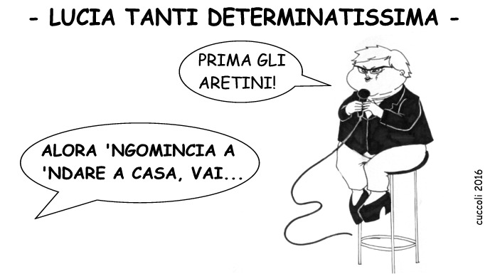 Lucia Tanti determinatissima