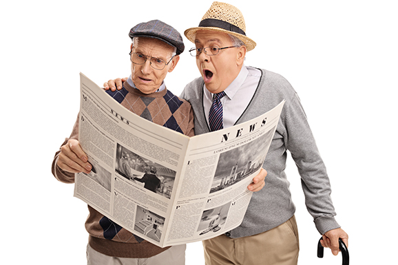 Pensionati scalzi e infreddoliti