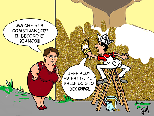 Il decoro è bianco