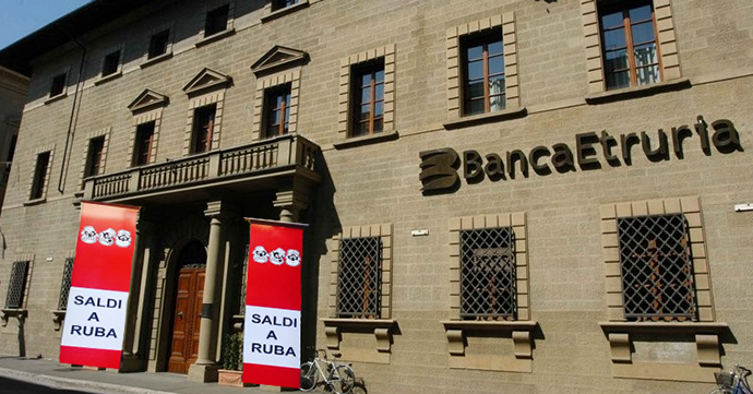 Il sacrificio di Ubi Banca: viene ad Arezzo a spendere un euro per i saldi. Ma non si lamenta: in Borsa guadagna il 20 per cento in due giorni