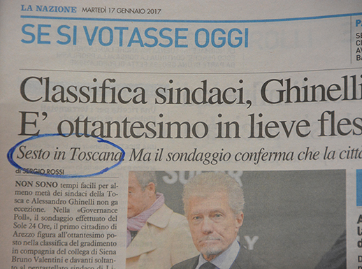 Regalate un pallottoliere a “la Nazione”. Non riesce a contare fino a sette