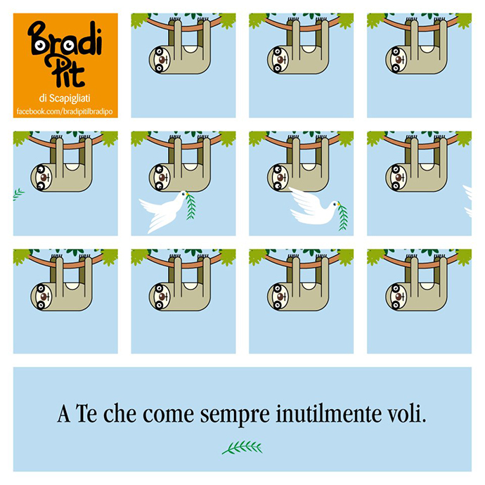 A Te che come sempre inutilmente voli