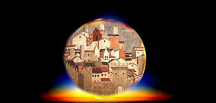 Ufo il centro storico di Arezzo è un Ufo