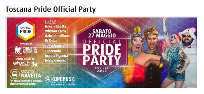No tessera no party? La mi scusi caro gay è Russia o Arezzo?