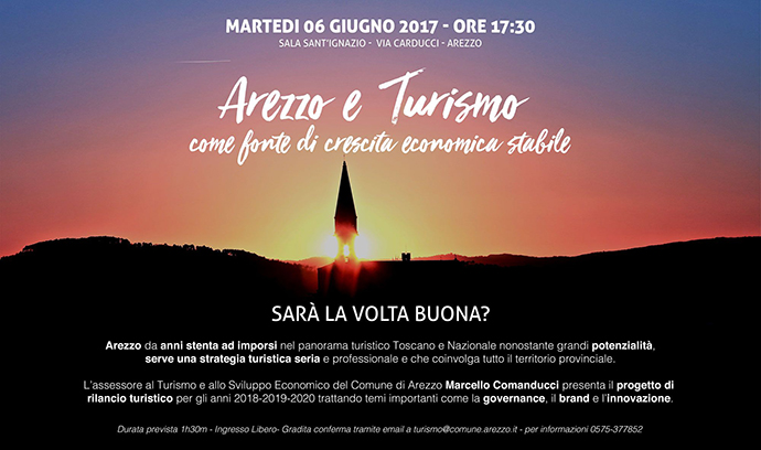 La luce da camposanto che annuncia l’evento di rilancio (maddechè) coi discorsi fritti-rifritti non aiuta il turismo e se questa è la brochure la domanda è il Comanducci dov’è andato a realizzarla: alle pompe funebri?