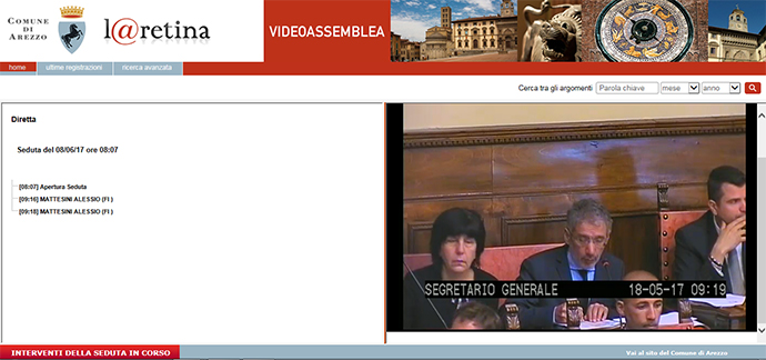 Nuova cantonata tecnologica del Comune d’Arezzo: in streaming la replica invece della diretta dell’odierno Consiglio Comunale! Bonaaaaa Ugoooooo