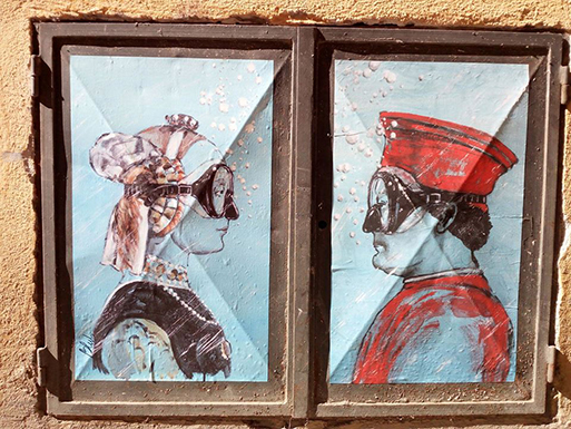 L’arte di Blub anche ad Arezzo, anche se c’entra poco…