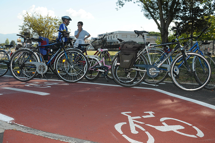 Anche i ciclisti nel loro piccolo si incazzano