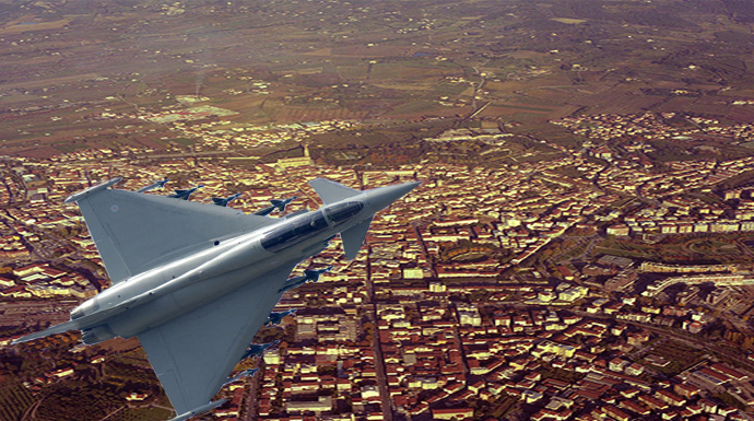 Eurofighter in ricognizione sopra Saione: che ora sia in arrivo l’esercito?