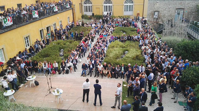 Renzi a Prato: perché in un giardino senza barricate?