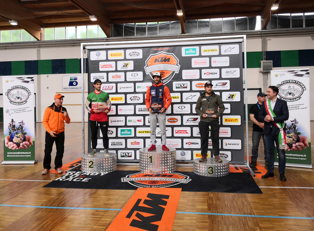 Il Podio del Trofeo Ktm ad Anghiari