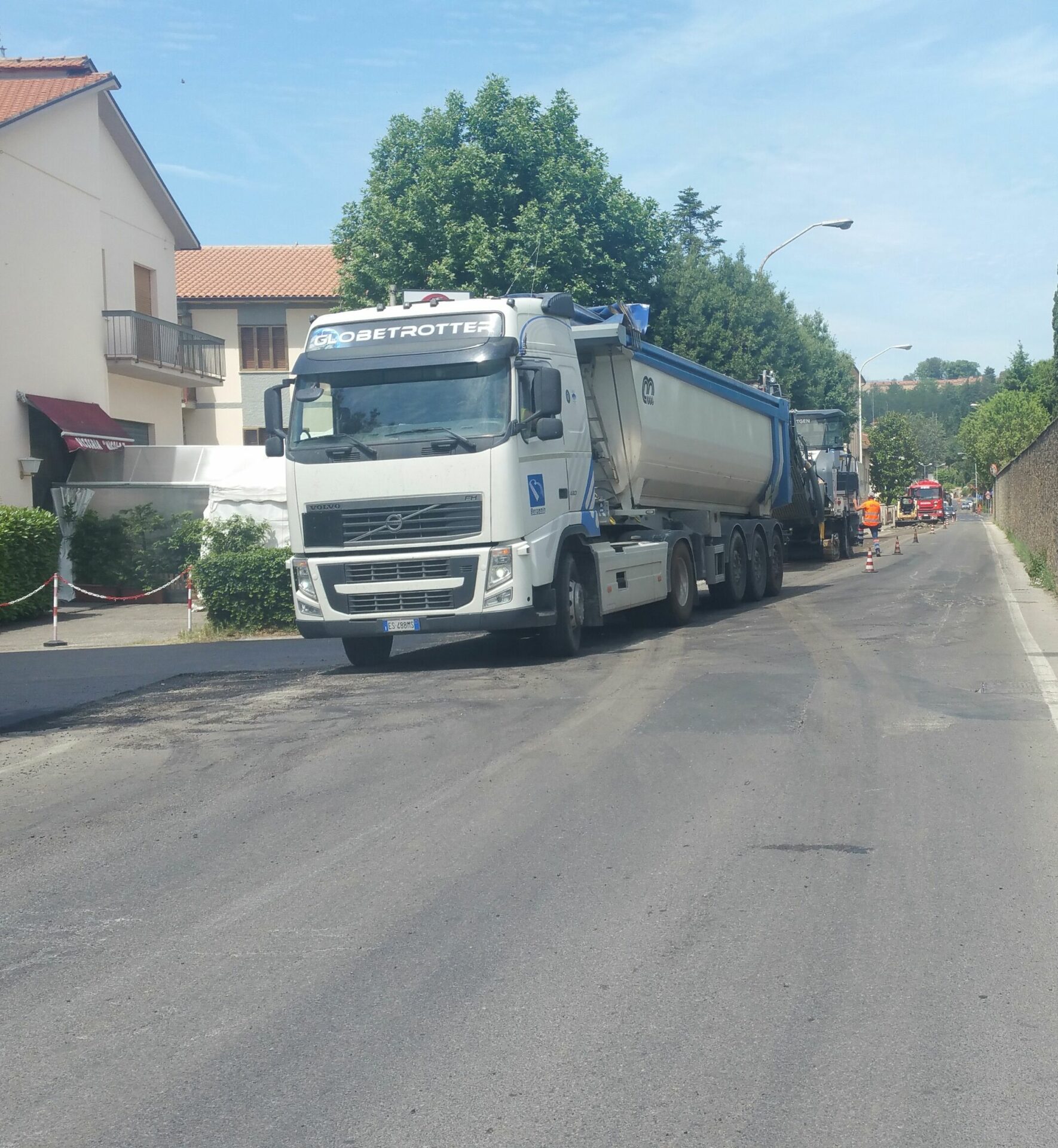 asfaltatura via Francesco Redi