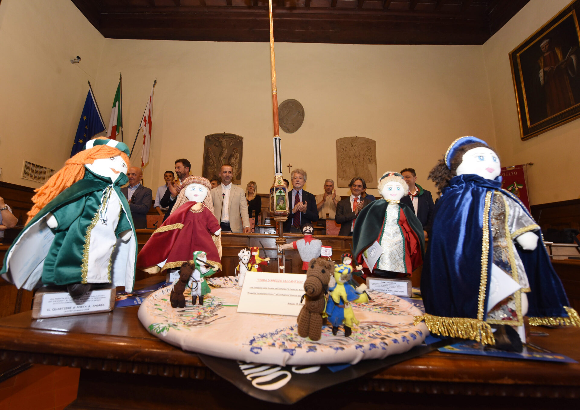 La lancia d'oro della 138esima edizione della Giostra del Saracino
