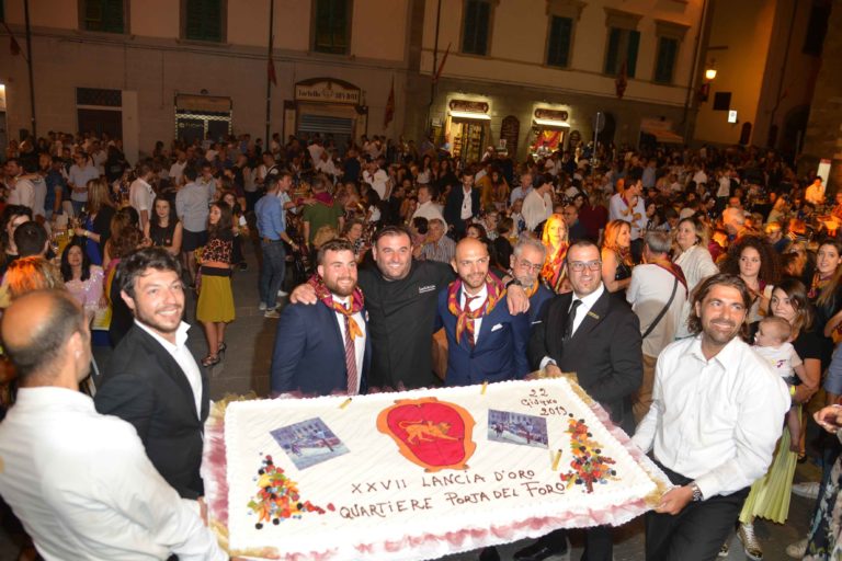 Alla Cena della Vittoria di Porta del Foro, le foto