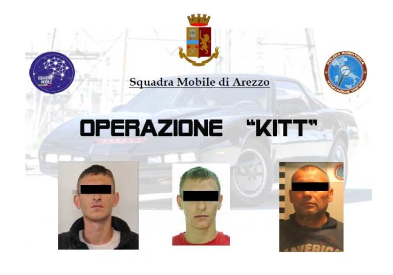 La Squadra Mobile di Arezzo arresta a Milano una banda di moldavi