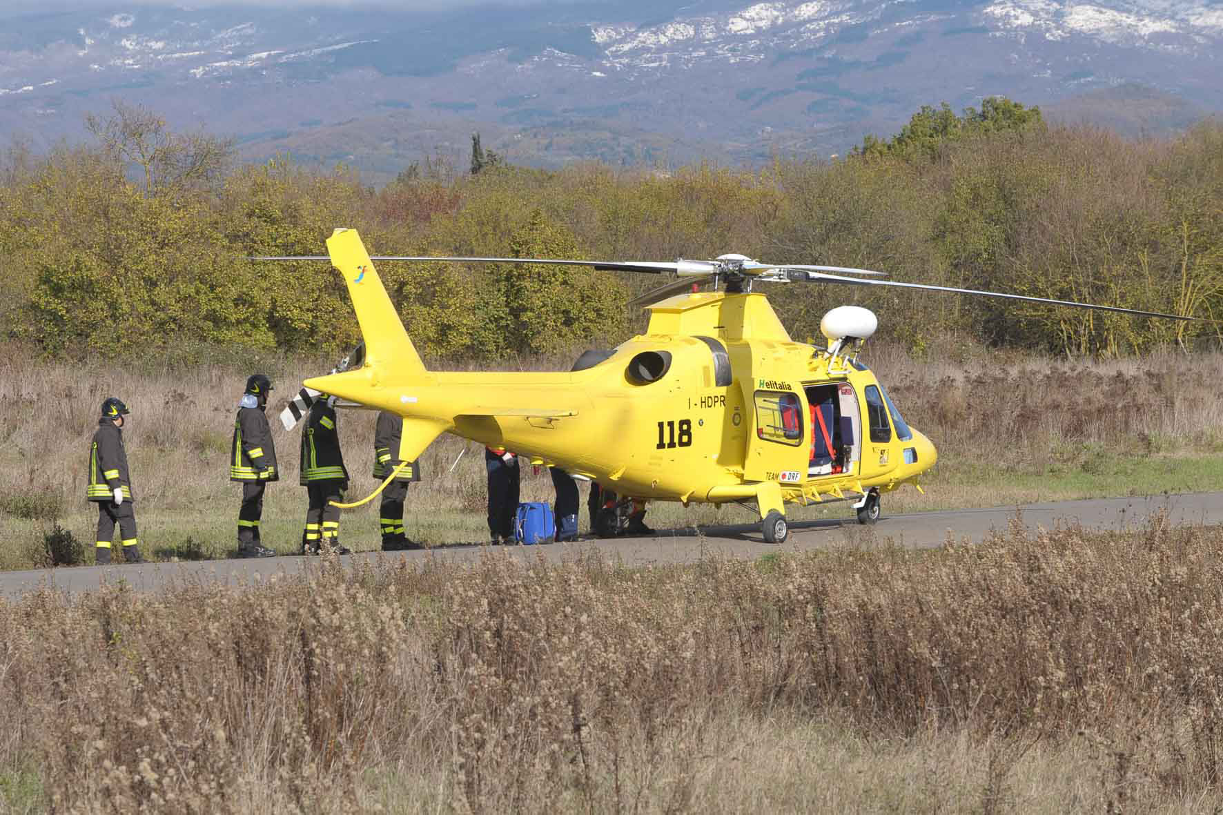 Pegaso e vigili del fuoco