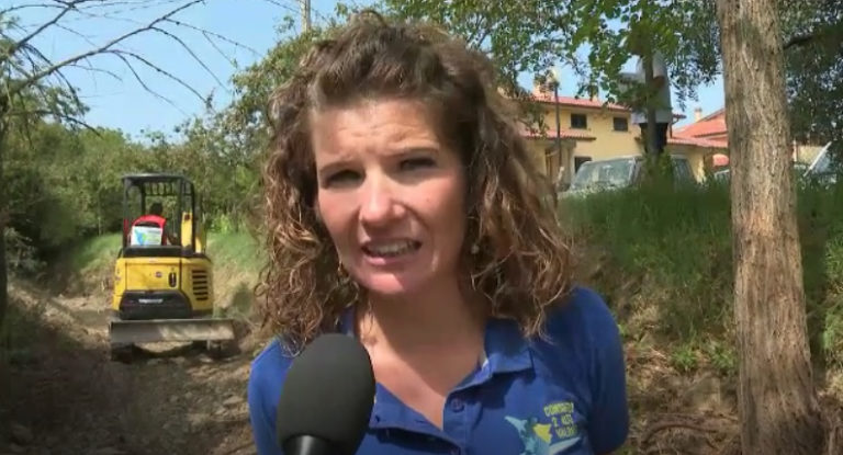 Cantieri post alluvione, la presidente Presidente CB2 Serena Stefani in ricognizione (video)