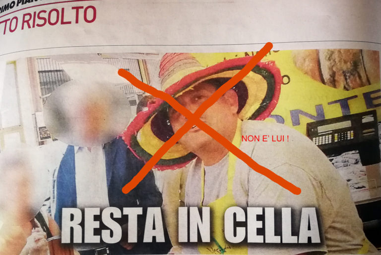 Omicidio di Maria – Clamoroso errore giornalistico: la foto è sbagliata!