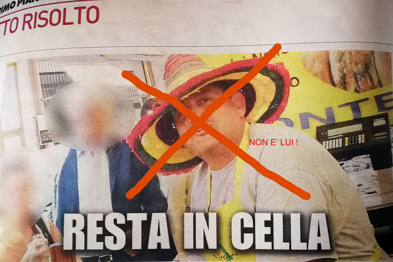Clamoroso errore giornalistico
