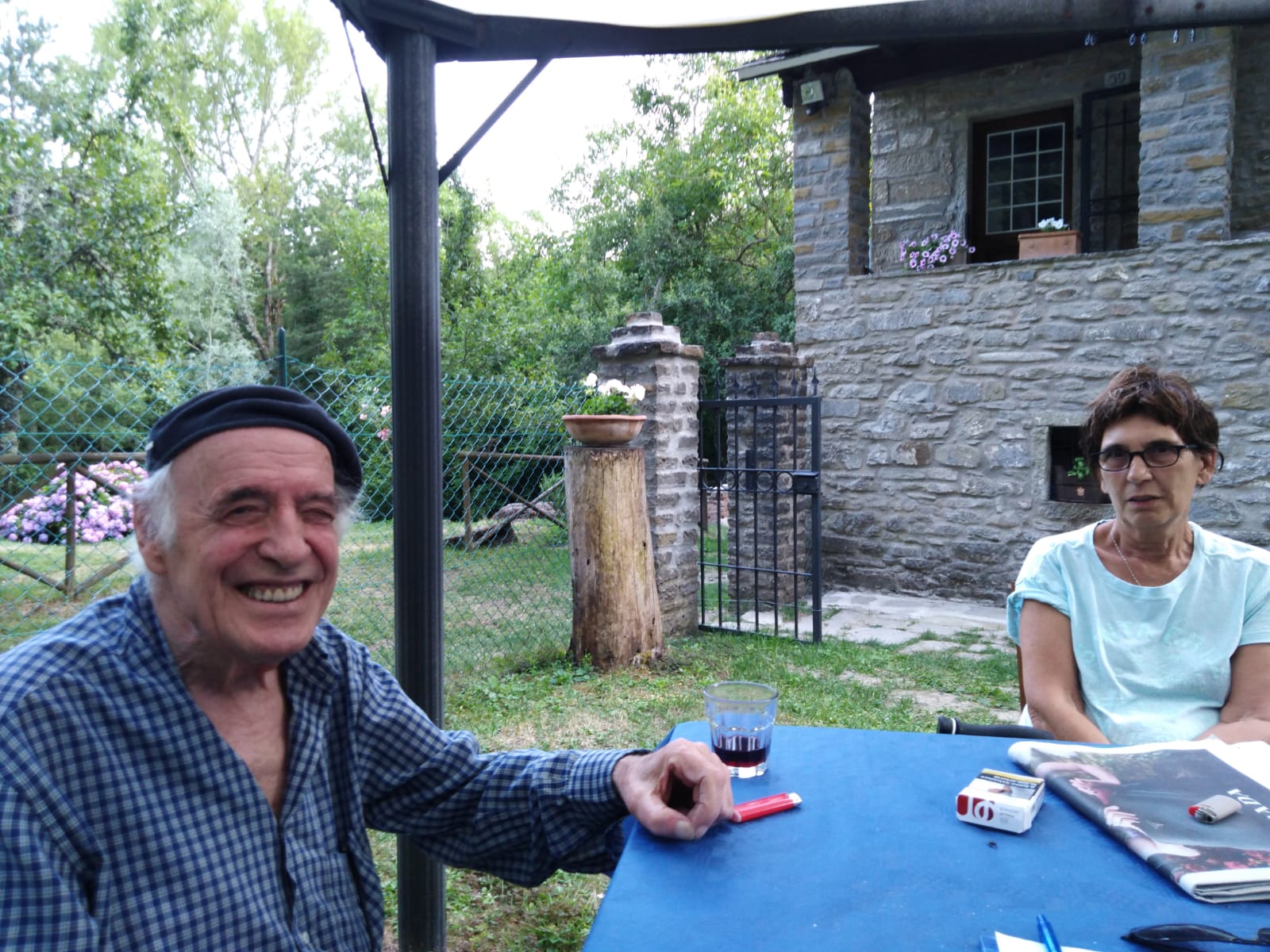 Franco Onali con la moglie Anna Roncoroni