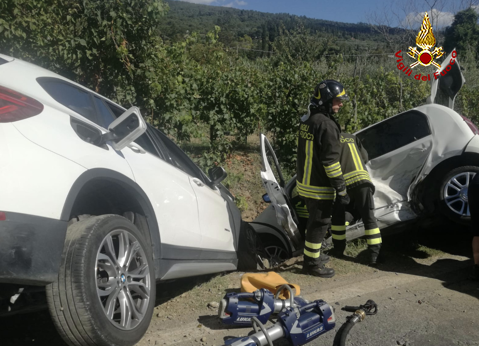 Scontro tra due auto