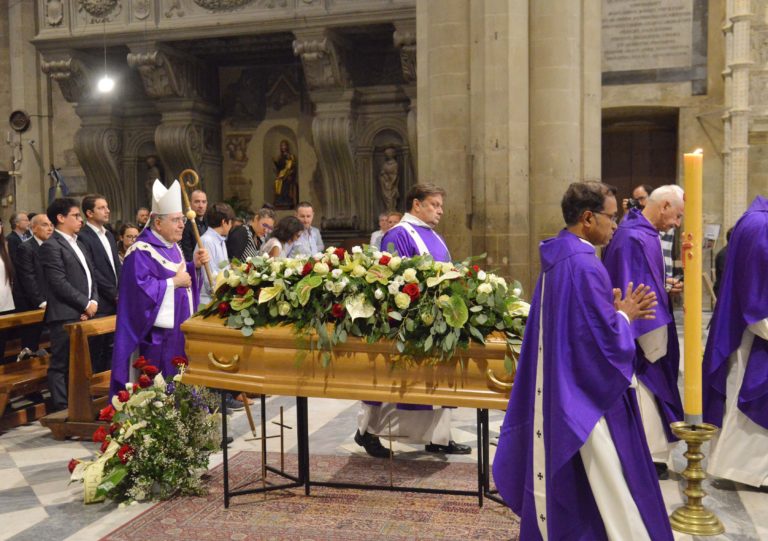 L’ addio a Benito Butali, la  cerimonia celebrata dall’arcivescovo di Arezzo
