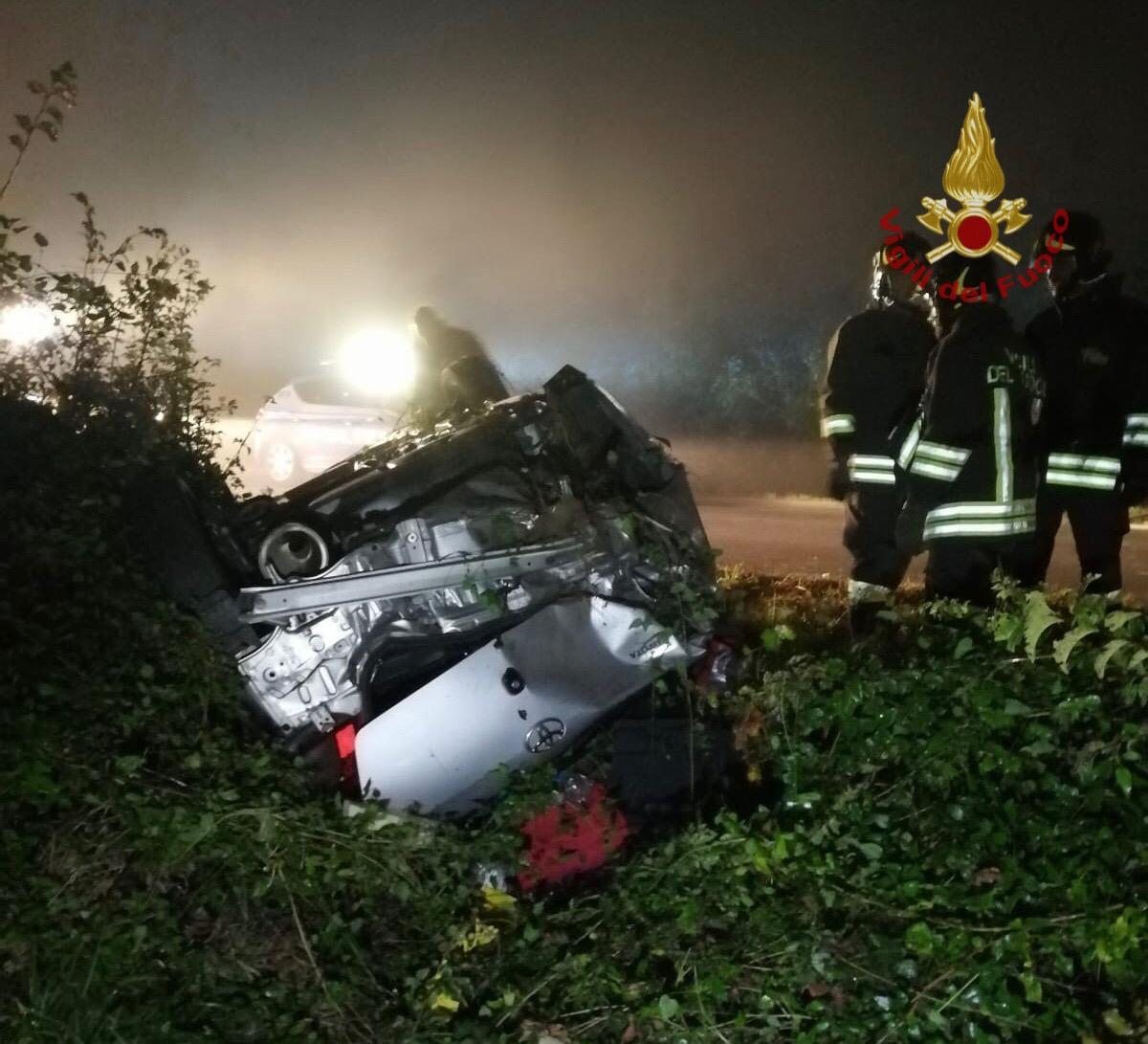 Scontro tra auto e moto 3