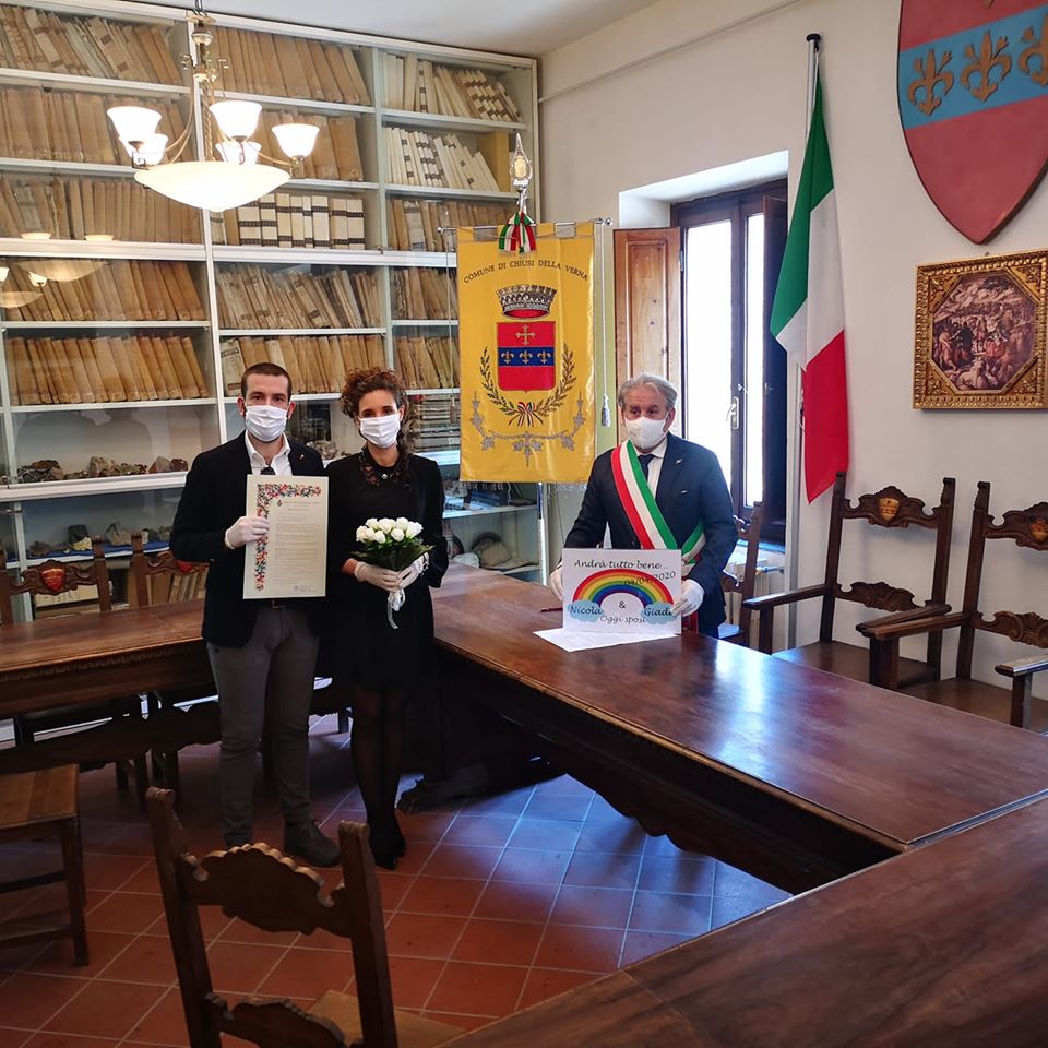 Sposi-Giada Mengoni e Nicola Tellini