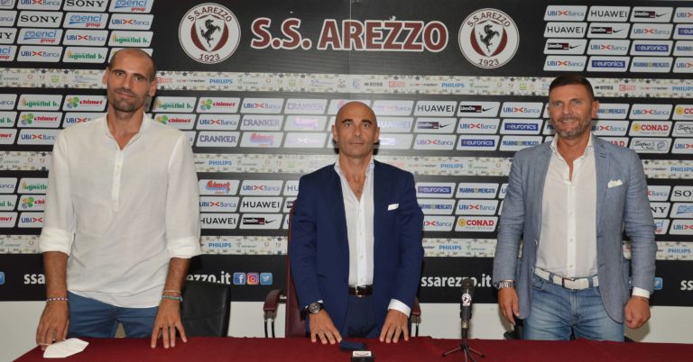 S.S. Arezzo: ecco il nuovo tecnico Alessandro Potenza e il direttore sportivo Giuseppe Di Bari