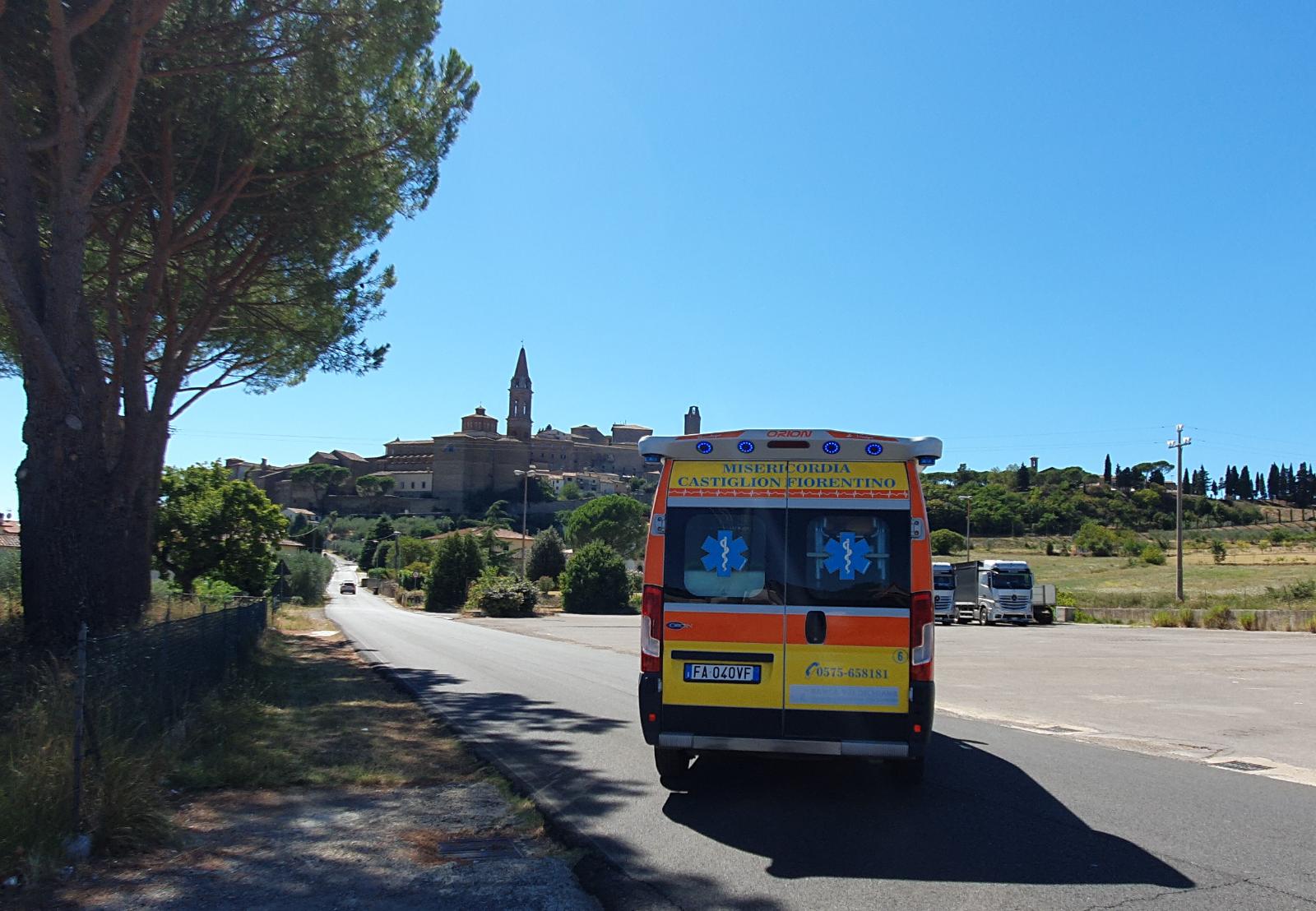 ambulanza castiglion fiorentino