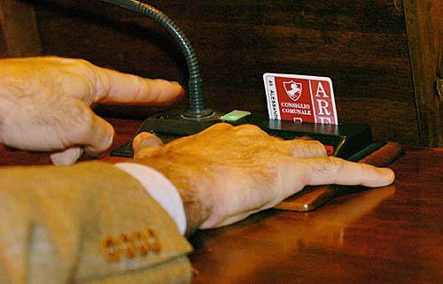 consiglio comunale voto