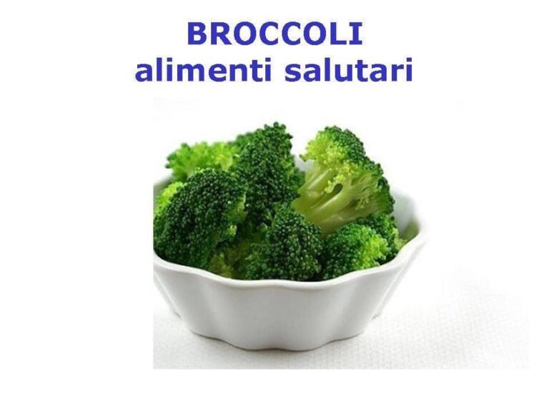 Broccolo e …sai cosa mangi !