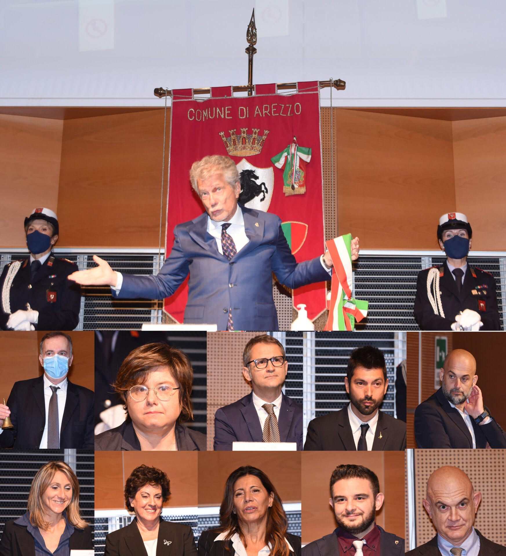 Sindaco e Giunta comunale Arezzo