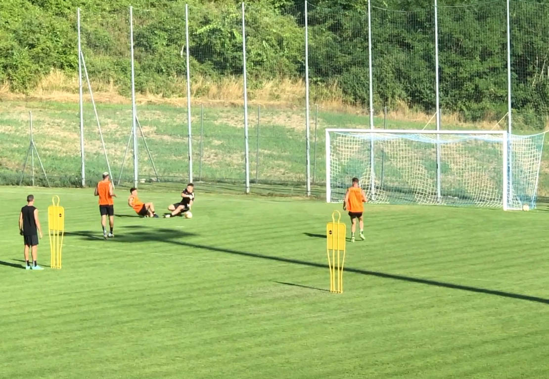 Società Sportiva Arezzo doppia seduta di lavoro nel secondo giorno di ritiro