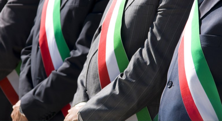 Fasce tricolori sindaci