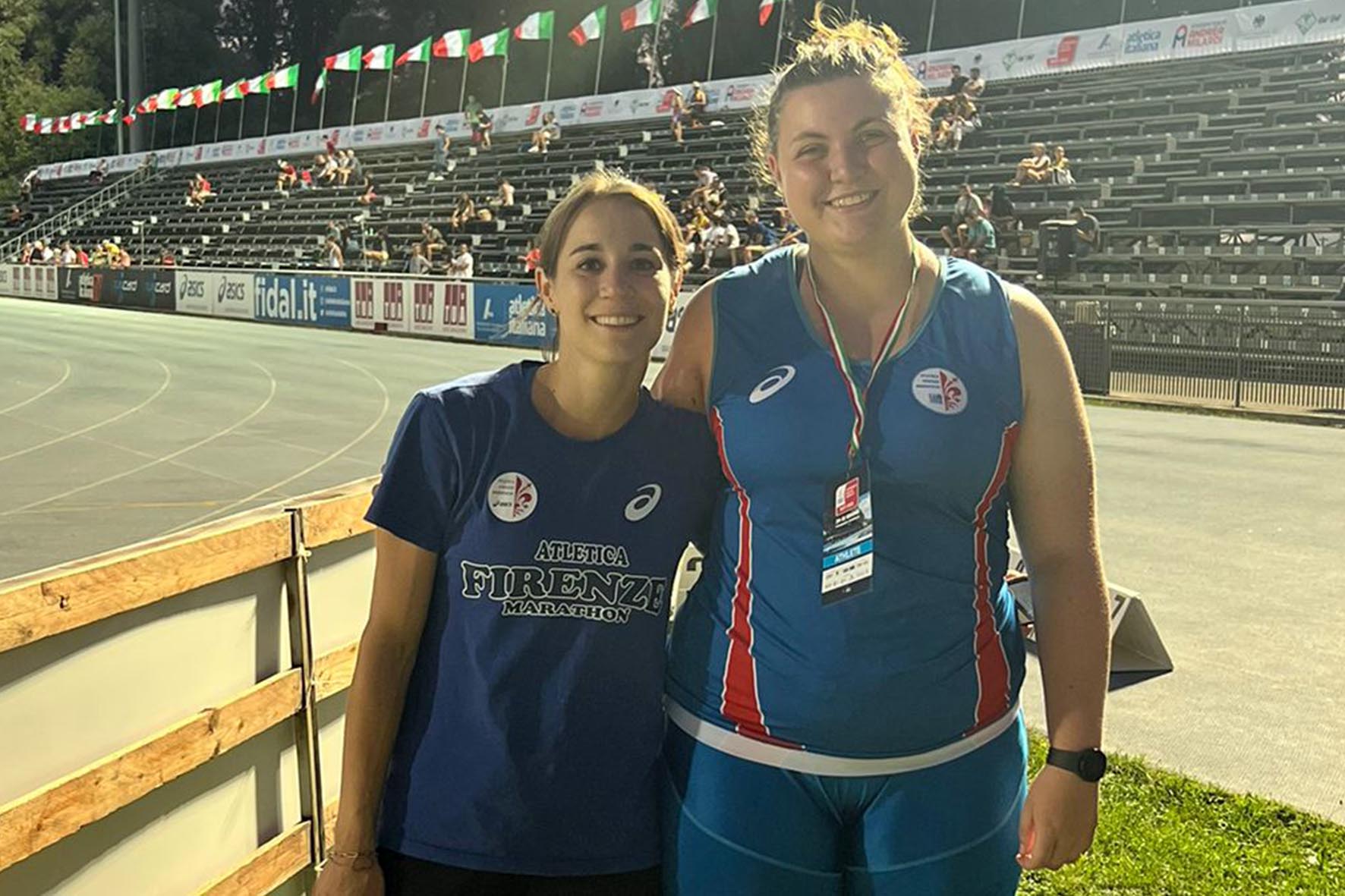 Alga Atletica Arezzo - Anna Visibelli e Chiara Salvagnoni, Campionati Italiani Assoluti 2022