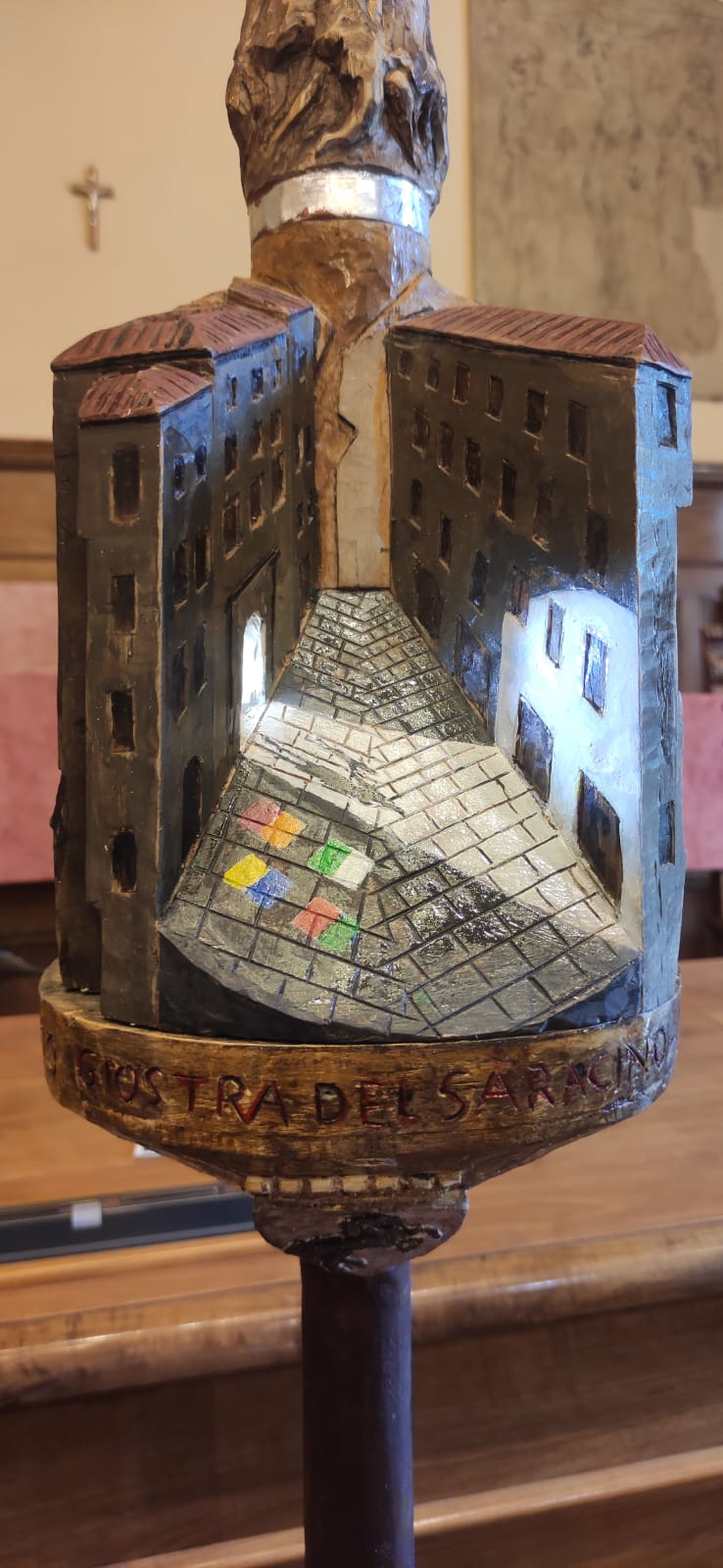 La lancia Lancia d’Oro della 141esima edizione della Giostra del Saracino