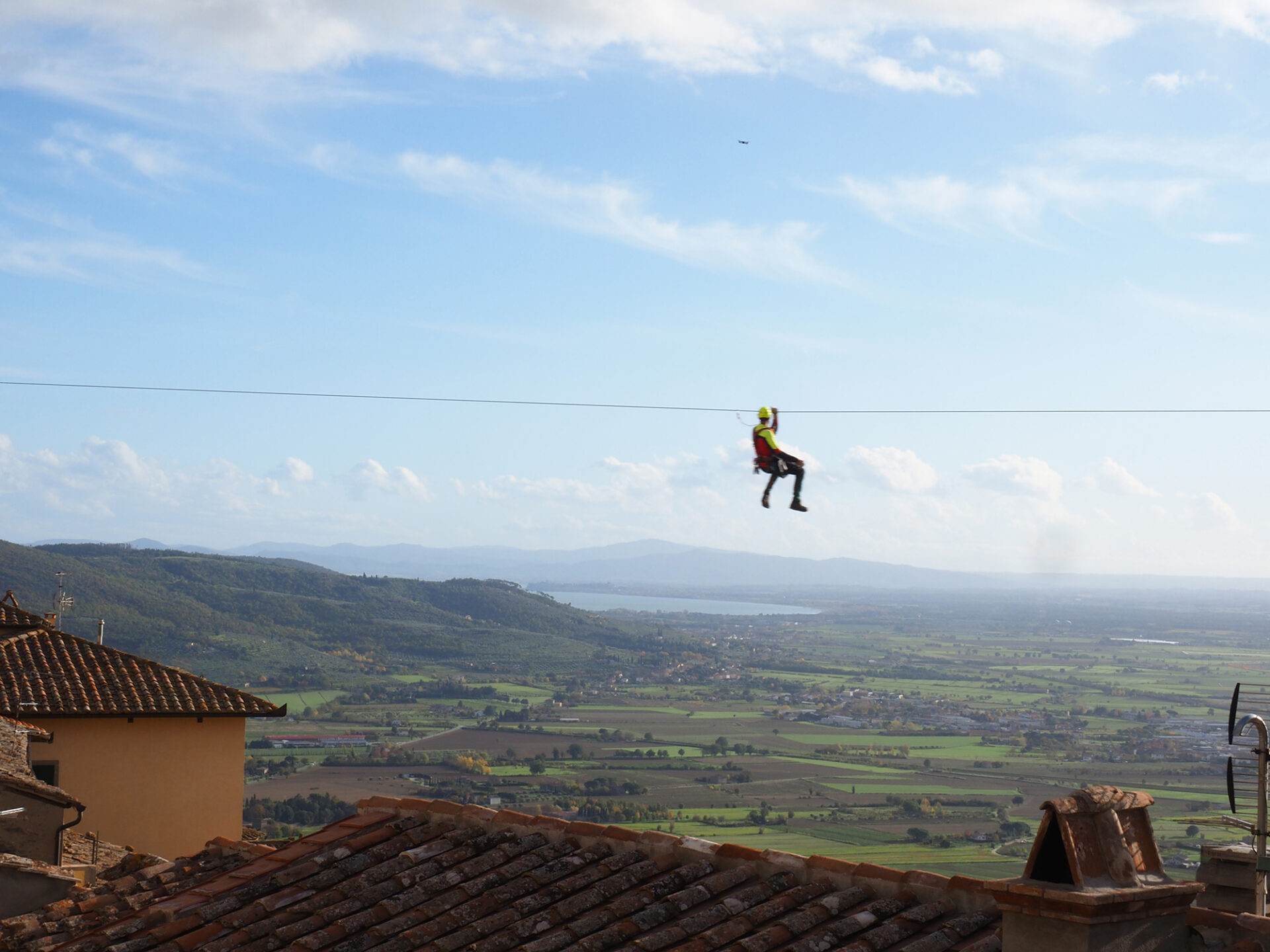 zipline cortona