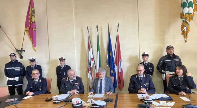 La Polizia Municipale di Arezzo in festa per San Sebastiano, i numeri dei controlli