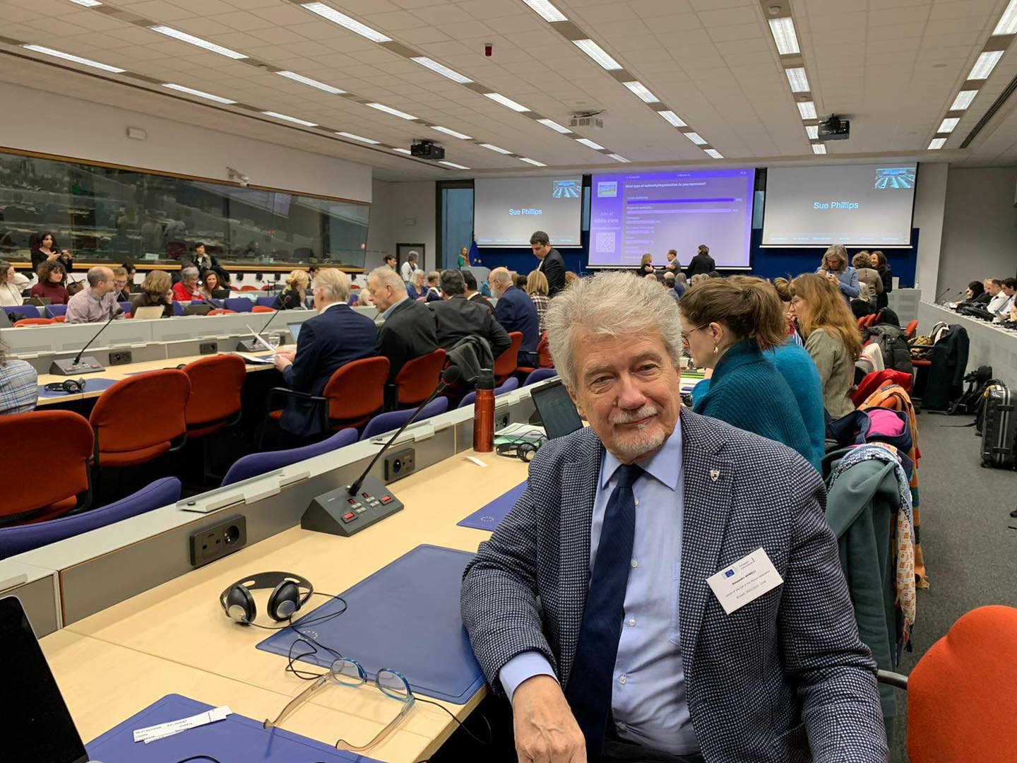 Ghinelli a Bruxelles