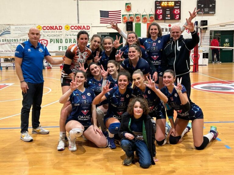 La OMAC Active: centra l’ottava vittoria consecutiva e vola in classifica