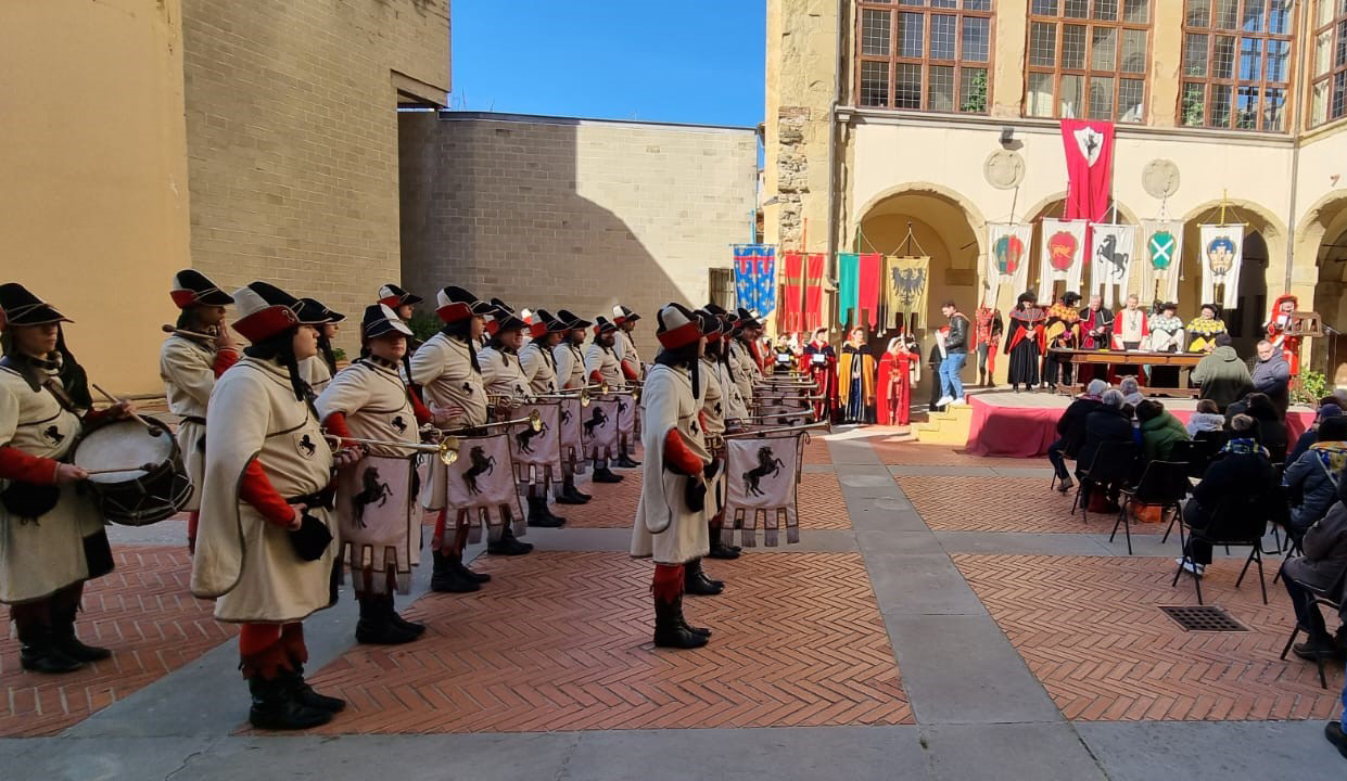 cerimonia premiazione giostratori