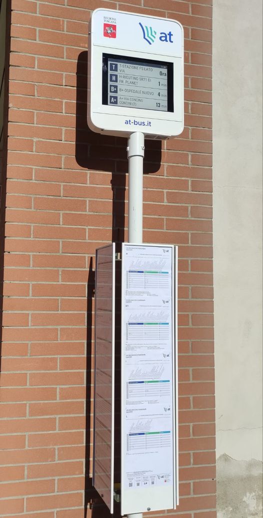 Autolinee Toscane attiva le paline elettroniche: 36 in città e 43 in provincia