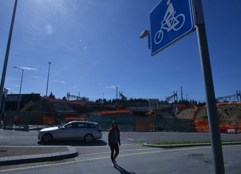 Le foto dei lavori per il tunnel Baldaccio