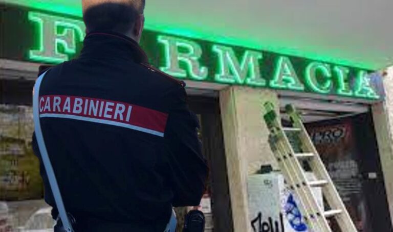 Furti alle farmacie: i Carabinieri denunciano due uomini