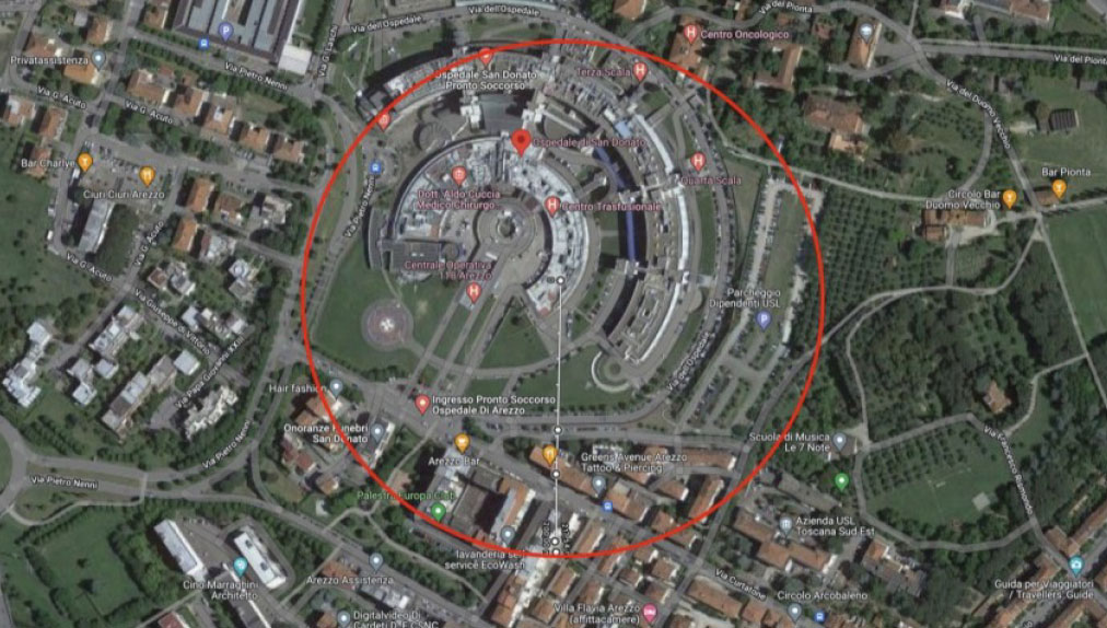 Dengue-mappa zone interessate