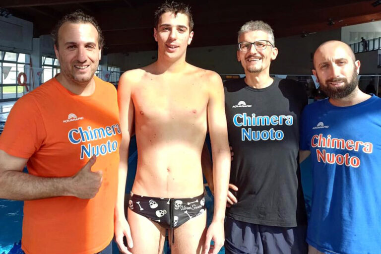 Gabriele Mealli della Chimera Nuoto in nazionale per la Coppa Comen