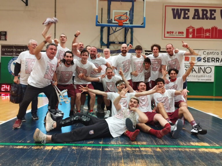 Con un cuore enorme la SBA vince a Prato e si prende la Serie B