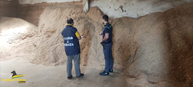 Guardia di Finanza sequestra impianto e 34 tonnellate di Pellet prodotto irregolarmente