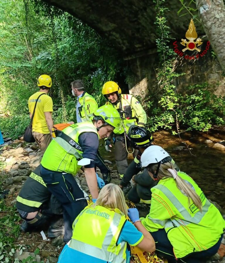 Castelfranco Piandiscò: ragazzino cade dal Ponte di Annibale